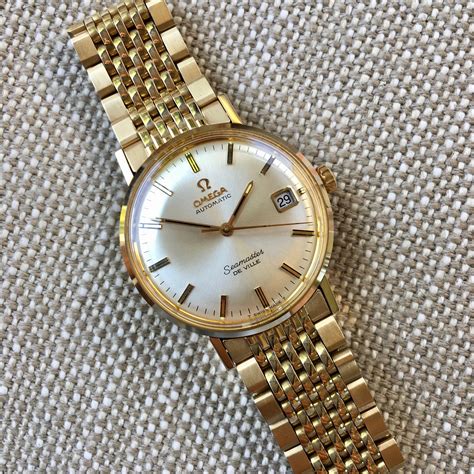 vintage gold omega watches prices